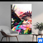 Leinwandbild Abstrakter Adler Hochformat Produktvorschau mit dem Bild Abstrakter Adler im Format Hochformat.