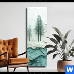 Leinwandbild Abstrakter Wald Schmal Produktvorschau mit dem Bild Abstrakter Wald im Format Schmal.