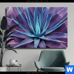 Leinwandbild Agavenblaetter Querformat Produktvorschau mit dem Bild Agavenblätter im Format Querformat.