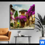 Leinwandbild Altstadt Der Provence Quadrat Produktvorschau mit dem Bild Altstadt der Provence im Format Quadrat.