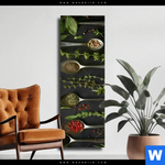 Leinwandbild Aromen Der Natur Schmal Produktvorschau mit dem Bild Aromen der Natur im Format Schmal.