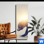 Leinwandbild Baer Wald No2 Schmal Produktvorschau mit dem Bild Bär & Wald No.2 im Format Schmal.