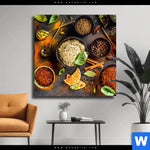 Leinwandbild Basilikum Pfeffer Safran Co Quadrat Produktvorschau mit dem Bild Basilikum | Pfeffer | Safran & Co. im Format Quadrat.