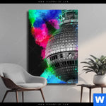 Leinwandbild Berliner Fernsehturm Pop Art No 1 Hochformat Produktvorschau mit dem Bild Berliner Fernsehturm Pop Art No.1 im Format Hochformat.