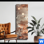 Leinwandbild Blaetter Im Sonnenlicht Schmal Produktvorschau mit dem Bild Blätter im Sonnenlicht im Format Schmal.