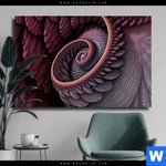Leinwandbild Blueten Spirale Querformat Produktvorschau mit dem Bild Blüten Spirale im Format Querformat.