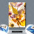 Leinwandbild Blumen Collage No 1 Hochformat