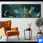 Leinwandbild Botanischer Glanz Panorama Produktvorschau mit dem Bild Botanischer Glanz im Format Panorama.