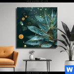 Leinwandbild Botanischer Glanz Quadrat Produktvorschau mit dem Bild Botanischer Glanz im Format Quadrat.