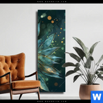 Leinwandbild Botanischer Glanz Schmal Produktvorschau mit dem Bild Botanischer Glanz im Format Schmal.