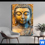 Leinwandbild Buddha Innerer Frieden Hochformat Produktvorschau mit dem Bild Buddha - Innerer Frieden im Format Hochformat.