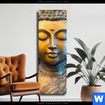 Leinwandbild Buddha Innerer Frieden Schmal Produktvorschau mit dem Bild Buddha - Innerer Frieden im Format Schmal.
