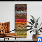 Leinwandbild Bunte Gewuerze Schmal Produktvorschau mit dem Bild Bunte Gewürze im Format Schmal.