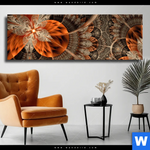 Leinwandbild Digitale Blumen No 2 Panorama Produktvorschau mit dem Bild Digitale Blumen No.2 im Format Panorama.
