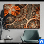 Leinwandbild Digitale Blumen No 2 Querformat Produktvorschau mit dem Bild Digitale Blumen No.2 im Format Querformat.