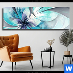 Leinwandbild Digitale Blumen No 3 Panorama Produktvorschau mit dem Bild Digitale Blumen No.3 im Format Panorama.