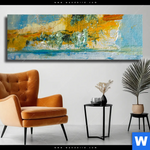 Leinwandbild Ein Tag Am Meer Panorama Produktvorschau mit dem Bild Ein Tag am Meer im Format Panorama.