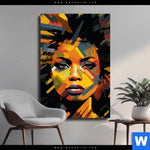 Leinwandbild Erzoernte Frau Hochformat Produktvorschau mit dem Bild Erzörnte Frau im Format Hochformat.