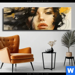 Leinwandbild Estelle Dynamische Portraetkunst Panorama Produktvorschau mit dem Bild Estelle - Dynamische Porträtkunst im Format Panorama.