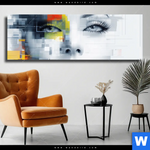 Leinwandbild Farbcodes Der Identitaet Panorama Produktvorschau mit dem Bild Farbcodes der Identität im Format Panorama.