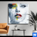 Leinwandbild Farbcodes Der Identitaet Quadrat Produktvorschau mit dem Bild Farbcodes der Identität im Format Quadrat.