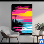 Leinwandbild Farben Der Nacht Hochformat Produktvorschau mit dem Bild Farben der Nacht im Format Hochformat.