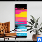 Leinwandbild Farben Der Nacht Schmal Produktvorschau mit dem Bild Farben der Nacht im Format Schmal.