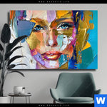 Leinwandbild Farbexplosion Portraet Nova Querformat Produktvorschau mit dem Bild Farbexplosion - Porträt Nova im Format Querformat.