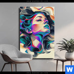 Leinwandbild Farbrausch Der Seele Hochformat Produktvorschau mit dem Bild Farbrausch der Seele im Format Hochformat.