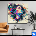 Leinwandbild Farbrausch Der Seele Quadrat Produktvorschau mit dem Bild Farbrausch der Seele im Format Quadrat.