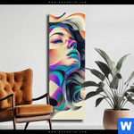 Leinwandbild Farbrausch Der Seele Schmal Produktvorschau mit dem Bild Farbrausch der Seele im Format Schmal.