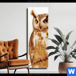 Leinwandbild Federkleid Trifft Bluetenpracht Schmal Produktvorschau mit dem Bild Federkleid trifft Blütenpracht im Format Schmal.