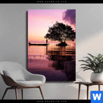 Leinwandbild Fischer Auf Boot Sonnenaufgang Hochformat Produktvorschau mit dem Bild Fischer auf Boot Sonnenaufgang im Format Hochformat.