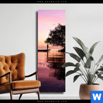 Leinwandbild Fischer Auf Boot Sonnenaufgang Schmal Produktvorschau mit dem Bild Fischer auf Boot Sonnenaufgang im Format Schmal.