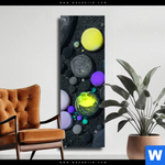 Leinwandbild Fluid Art Bubbless No 1 Schmal Produktvorschau mit dem Bild Fluid Art - Bubbless No.1 im Format Schmal.