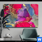 Leinwandbild Fluid Art Fruehlingszauber Querformat Produktvorschau mit dem Bild Fluid Art Frühlingszauber im Format Querformat.