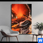 Leinwandbild Fluid Art Lavastrom Hochformat Produktvorschau mit dem Bild Fluid Art Lavastrom im Format Hochformat.
