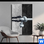 Leinwandbild Freundschaft Respekt Hochformat Produktvorschau mit dem Bild Freundschaft & Respekt im Format Hochformat.