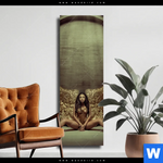 Leinwandbild Goldene Fluegel Schmal Produktvorschau mit dem Bild Goldene Flügel im Format Schmal.