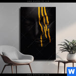 Leinwandbild Goldene Traenen Hochformat Produktvorschau mit dem Bild Goldene Tränen im Format Hochformat.