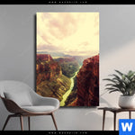 Leinwandbild Grand Canyon Landschaft Hochformat Produktvorschau mit dem Bild Grand Canyon Landschaft im Format Hochformat.