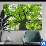 Leinwandbild Imposanter Baum Querformat Produktvorschau mit dem Bild Imposanter Baum im Format Querformat.