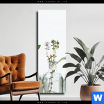 Leinwandbild Kraeuter In Flaschen Schmal Produktvorschau mit dem Bild Kräuter in Flaschen im Format Schmal.