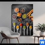 Leinwandbild Kraeutermischung Hochformat Produktvorschau mit dem Bild Kräutermischung im Format Hochformat.