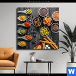 Leinwandbild Kraeutermischung Quadrat Produktvorschau mit dem Bild Kräutermischung im Format Quadrat.