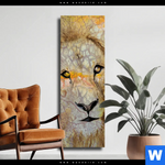 Leinwandbild Loewe Schmal Produktvorschau mit dem Bild Löwe im Format Schmal.