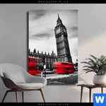 Leinwandbild London In Bewegung Hochformat Produktvorschau mit dem Bild London in Bewegung im Format Hochformat.