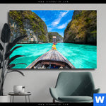 Leinwandbild Longtail Boot Querformat Produktvorschau mit dem Bild Longtail-Boot im Format Querformat.