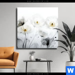 Leinwandbild Luftige Bluetenstille Quadrat Produktvorschau mit dem Bild Luftige Blütenstille im Format Quadrat.