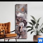 Leinwandbild Luxury Abstract Fluid Art No 9 Schmal Produktvorschau mit dem Bild Luxury Abstract Fluid Art No. 9 im Format Schmal.